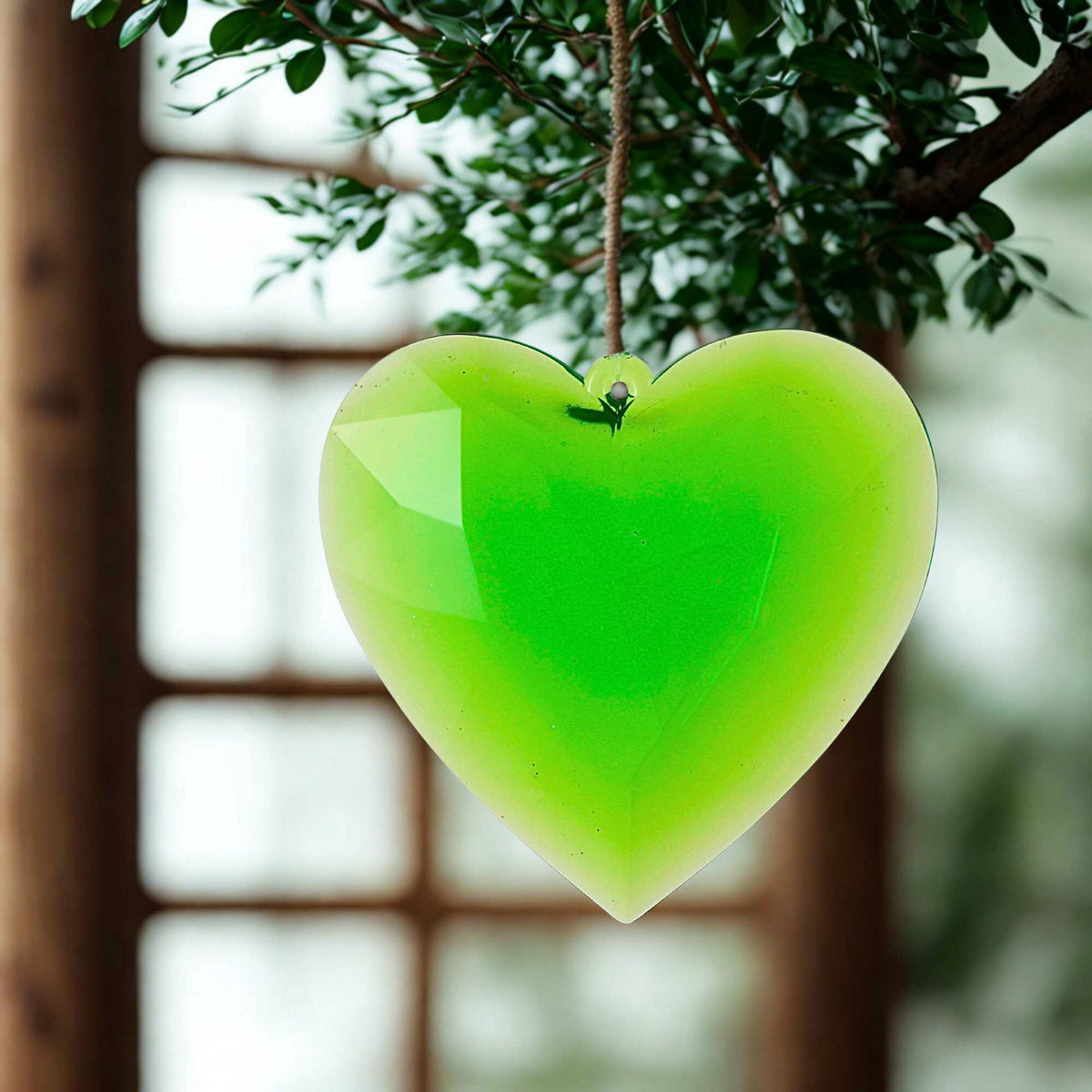 Crystal Expressions Green Heart - - SBKGifts.com