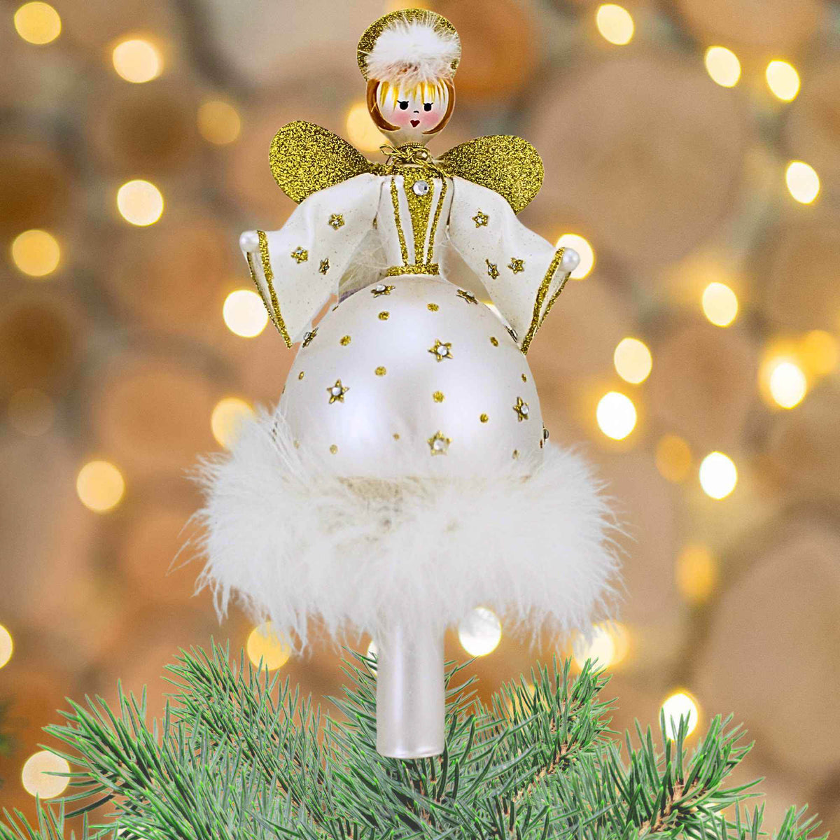 Jinglenog Angelica Topper - - SBKGifts.com