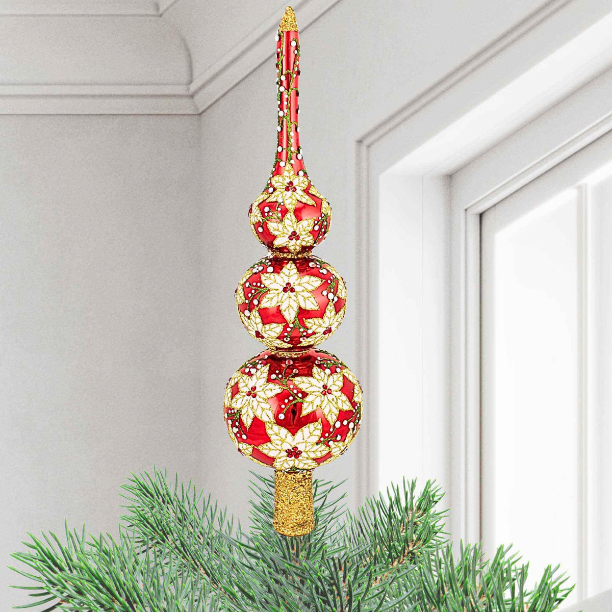 Jinglenog Flores Topper - - SBKGifts.com