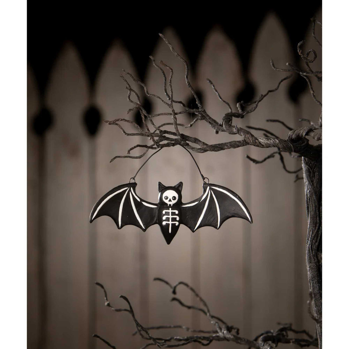 Bethany Lowe Batty Skeleton Ornament - - SBKGifts.com