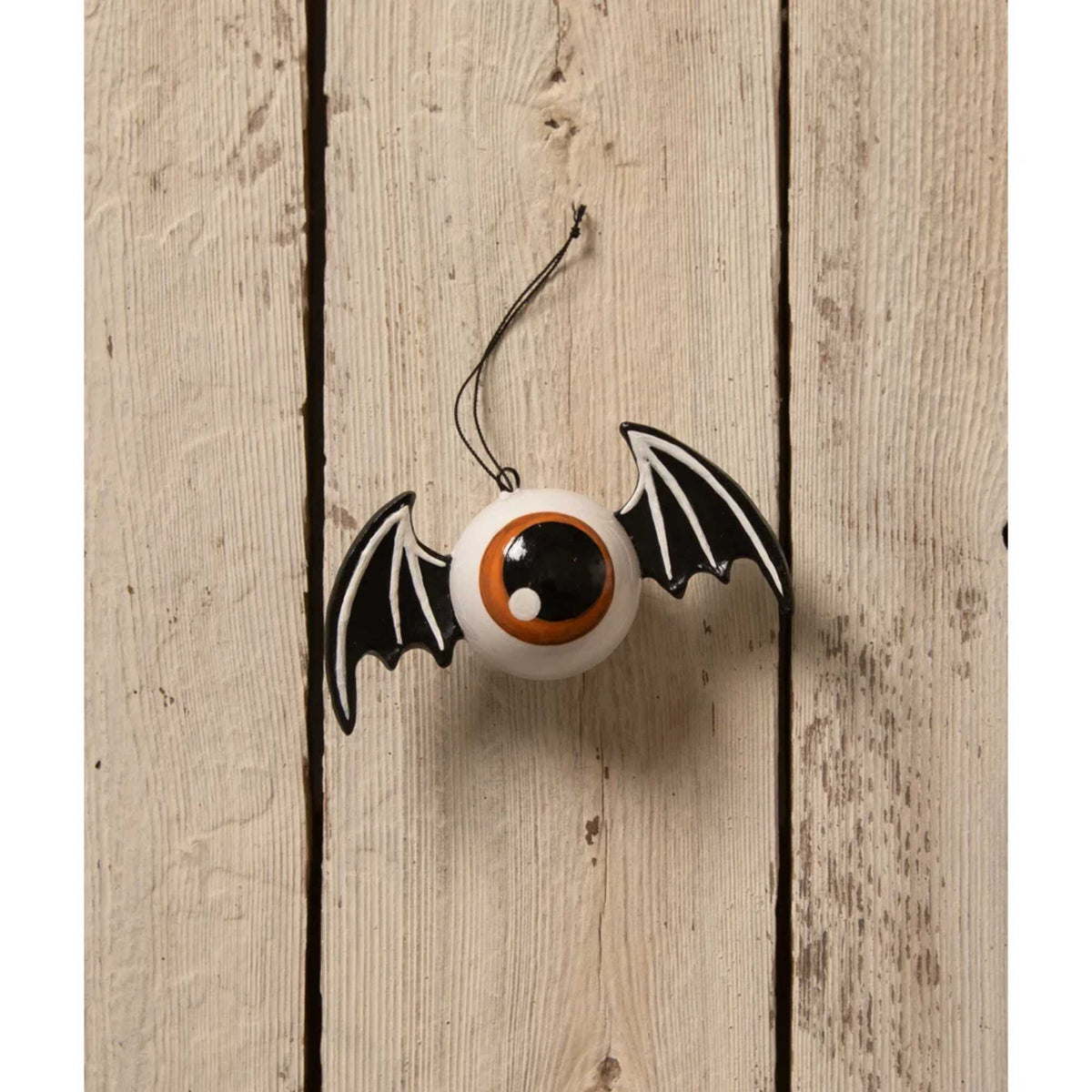 Bethany Lowe Orange Eyeball Bat Ornament - - SBKGifts.com