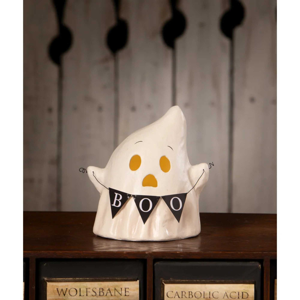 Bethany Lowe Luminary Boo With Banner - - SBKGifts.com