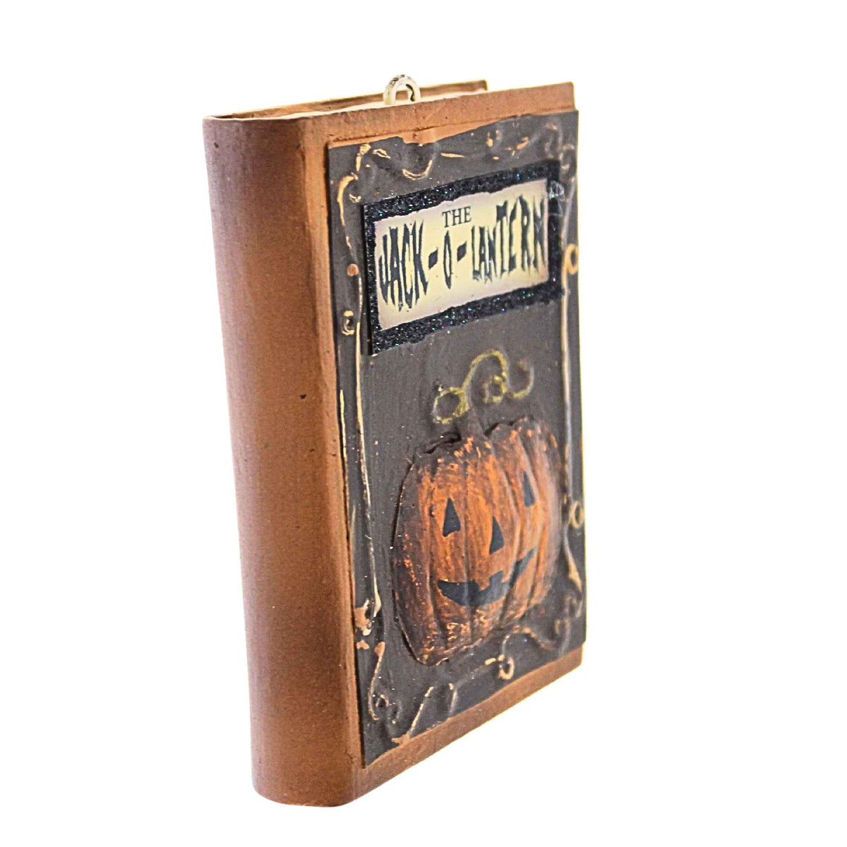 Bethany Lowe Jack-O-Lantern Book Ornament - - SBKGifts.com