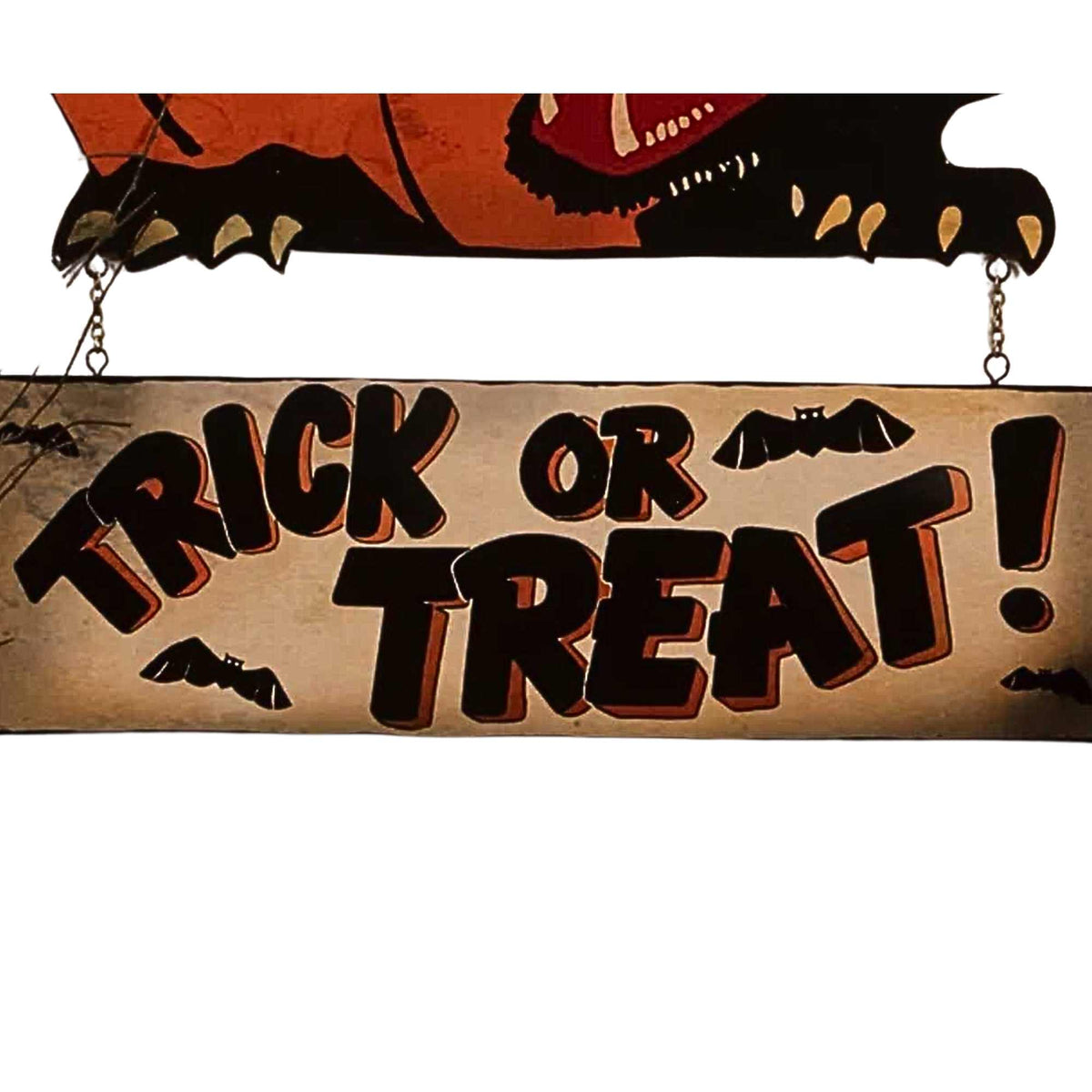 Bethany Lowe Trick Or Treat Tin Sign - - SBKGifts.com