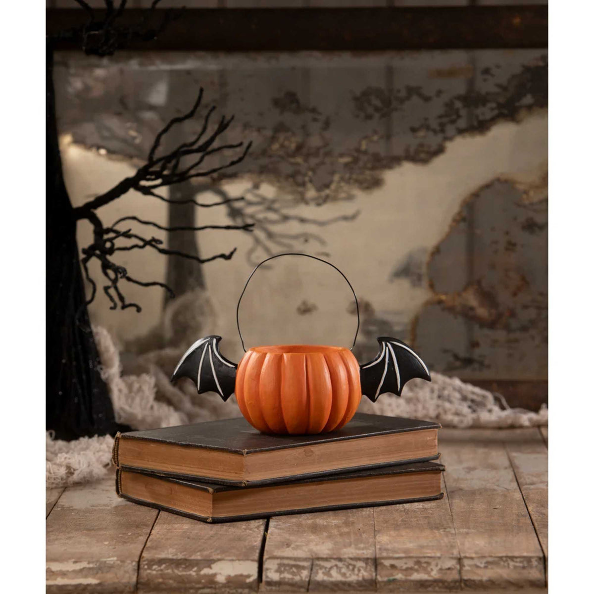 Bethany Lowe Surprised Batty Jack Bucket - - SBKGifts.com