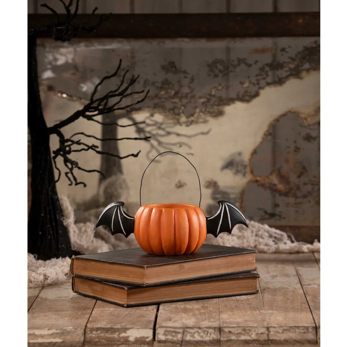 Bethany Lowe Scary Batty Jack Bucket - - SBKGifts.com
