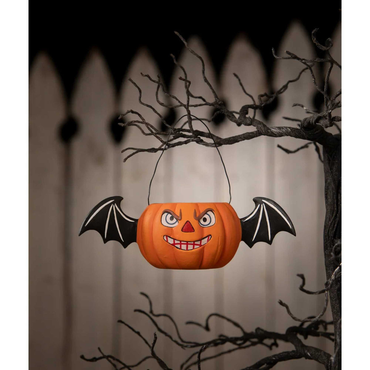 Bethany Lowe Scary Batty Jack Bucket - - SBKGifts.com