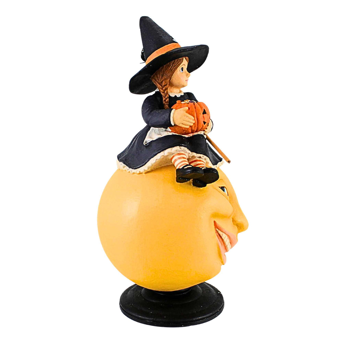 Bethany Lowe Hattie Witch On Moon - - SBKGifts.com