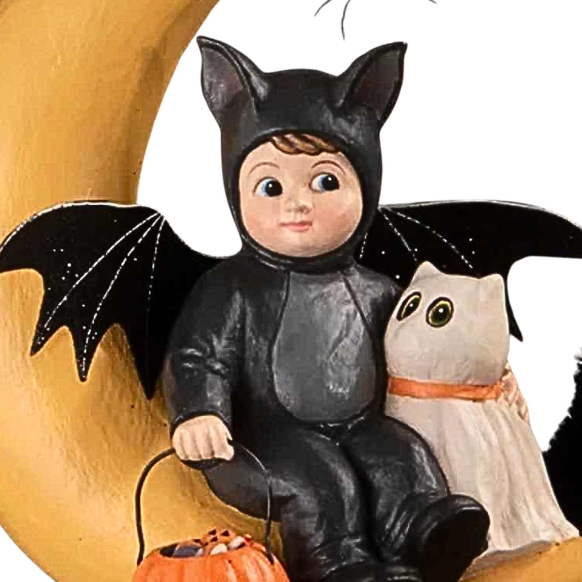 Bethany Lowe Hugh With Casper On Moon - - SBKGifts.com