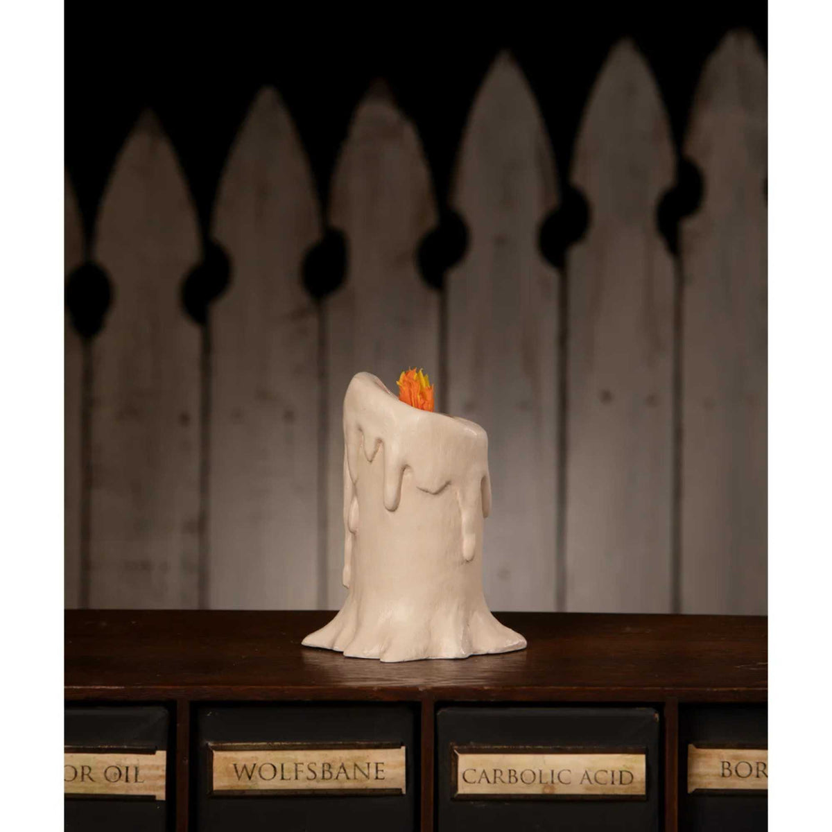 Bethany Lowe Medium Flamin' Candle Luminary - - SBKGifts.com