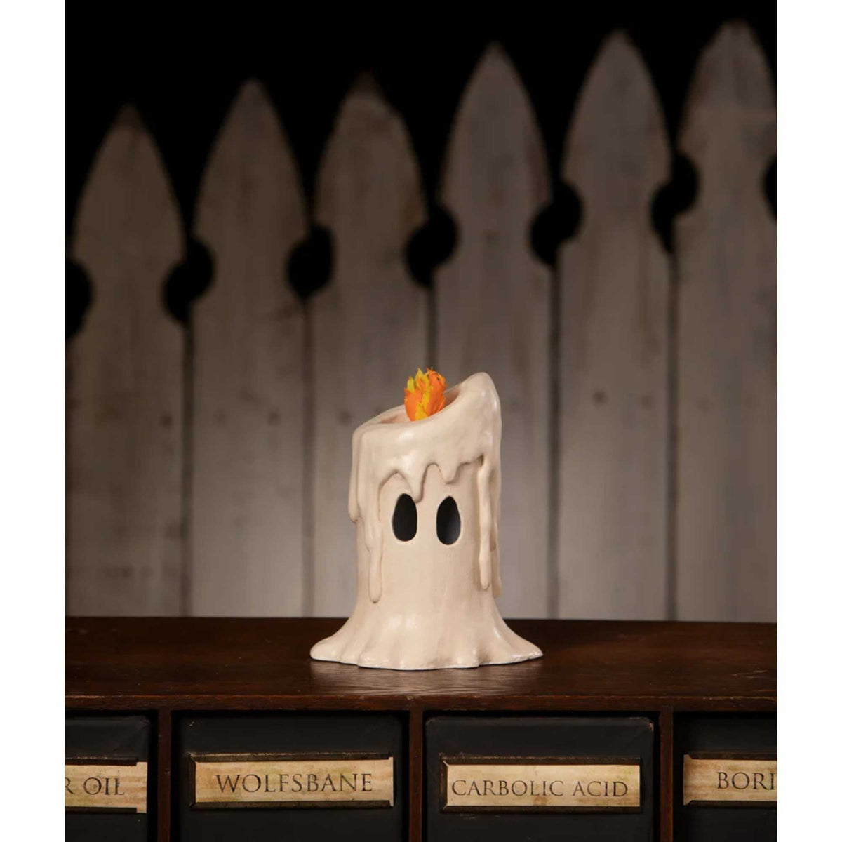 Bethany Lowe Medium Flamin' Candle Luminary - - SBKGifts.com
