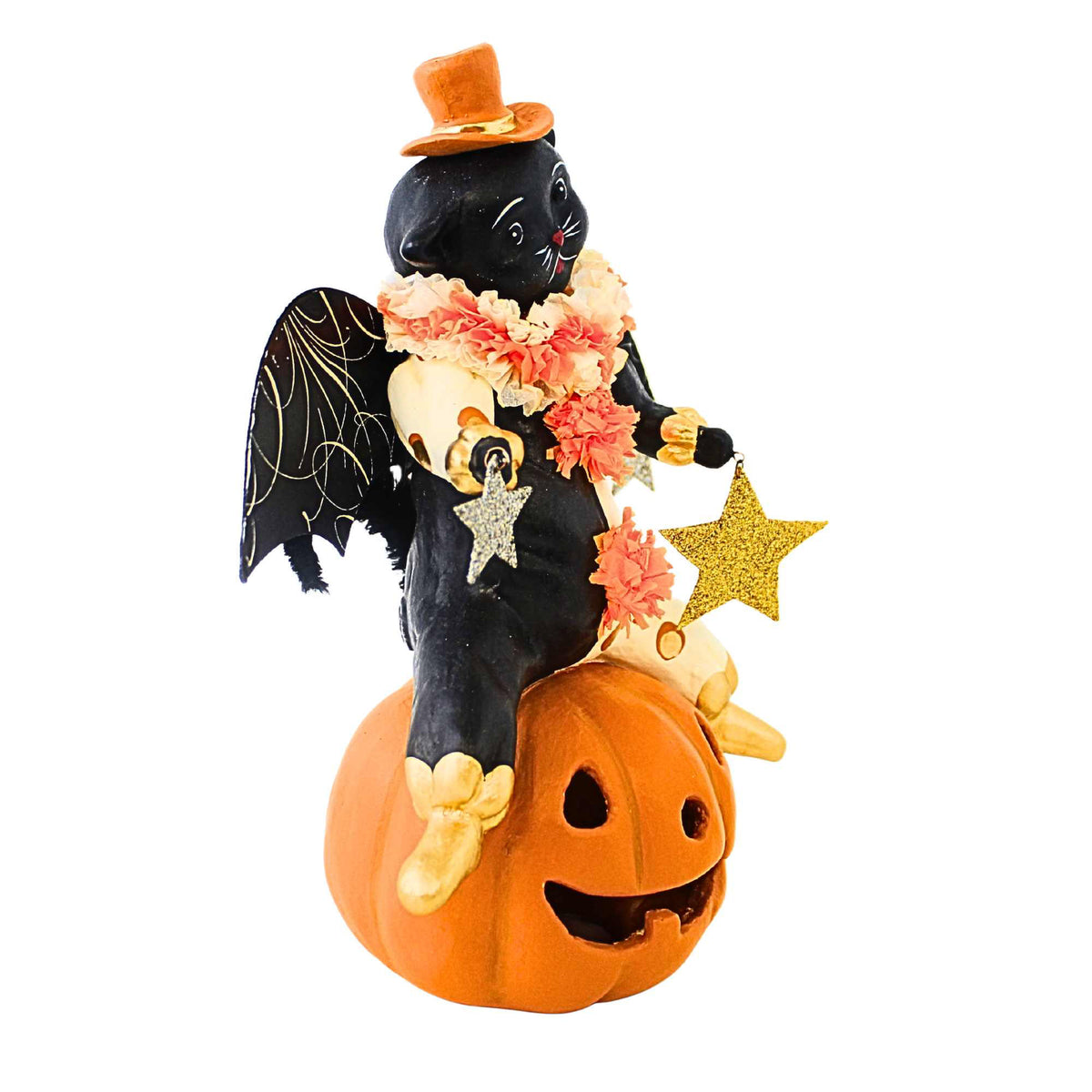 Bethany Lowe Clowning Cat On Jack - - SBKGifts.com