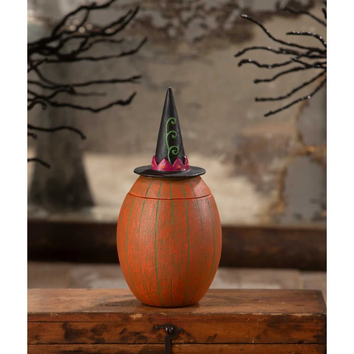 Bethany Lowe Gourdy Orange-O-Ween - - SBKGifts.com