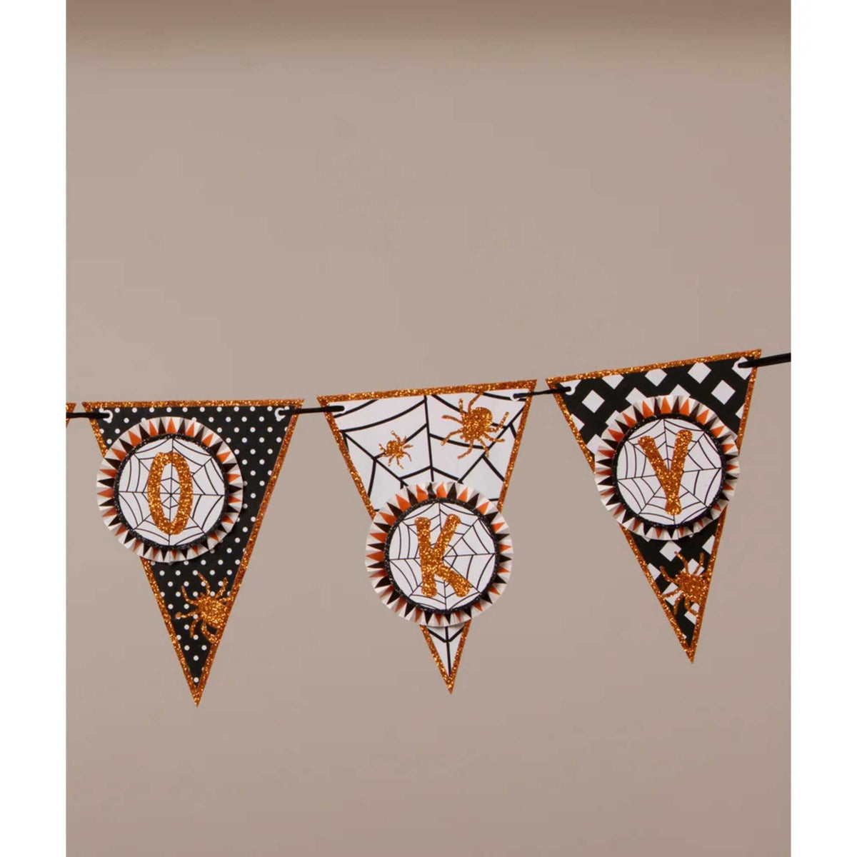 Bethany Lowe Spooky Spider Garland - - SBKGifts.com