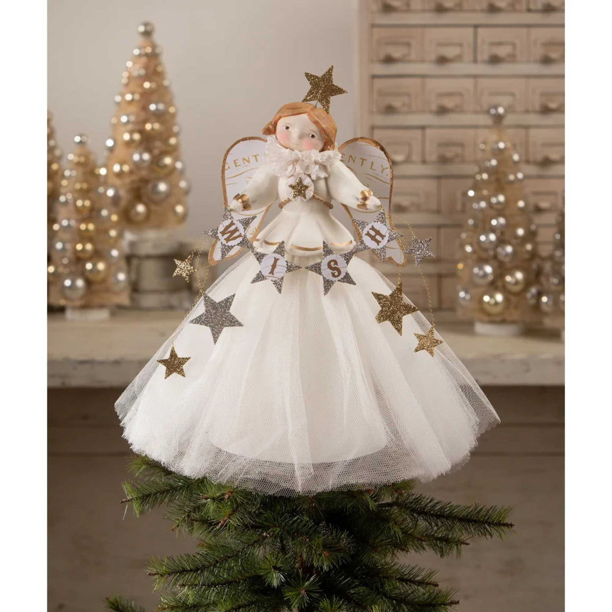 Bethany Lowe Wish Angel Treetopper - - SBKGifts.com
