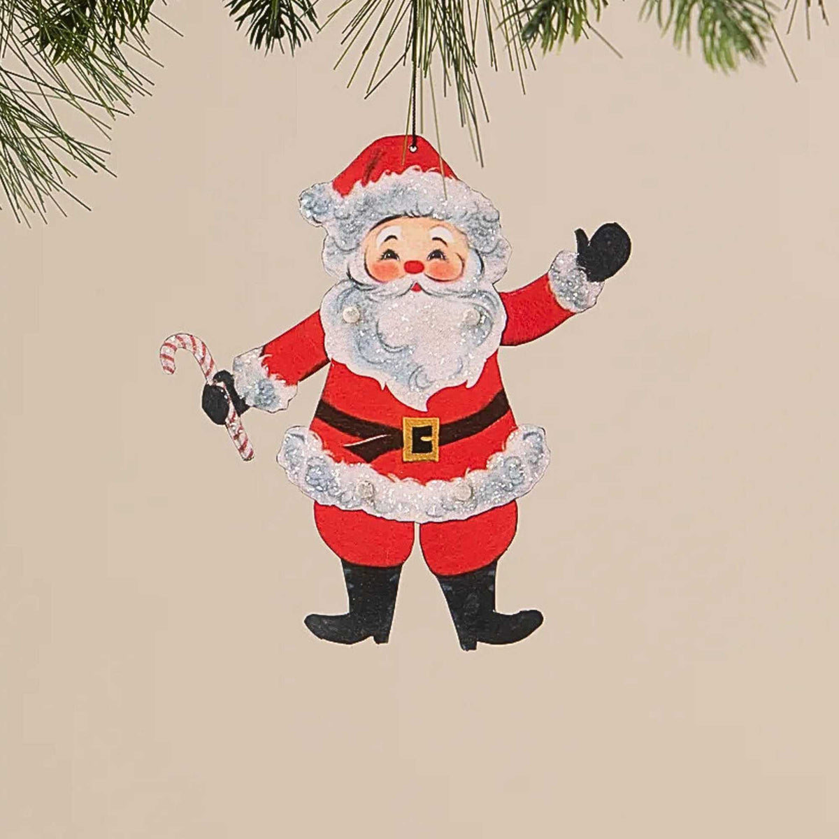 65851 Retro Rockin' Santa Ornament TF5257