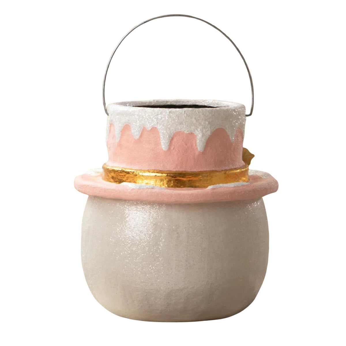 Bethany Lowe Pastel Holly Hat Snowman Lg - - SBKGifts.com