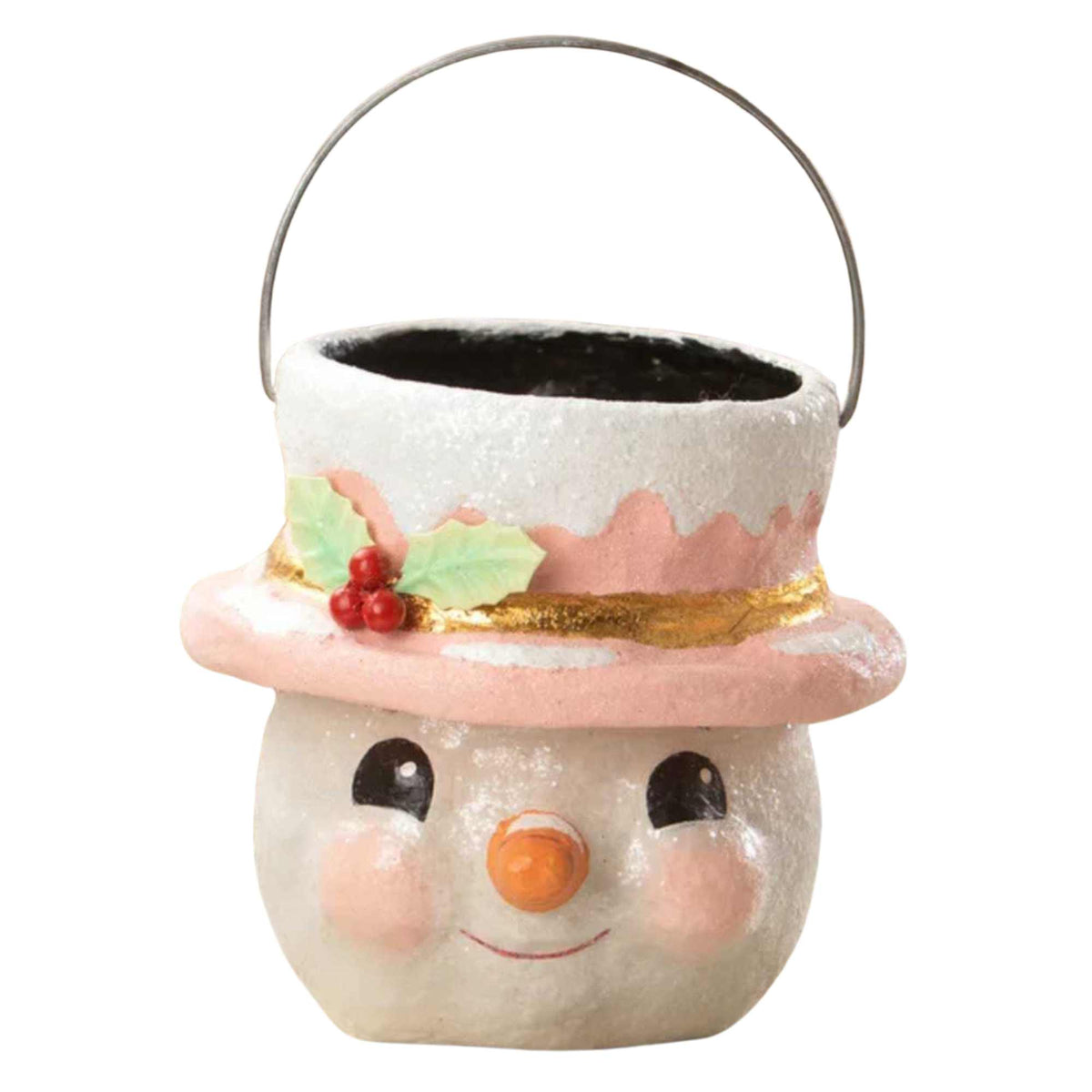 65855 Pastel Holly Hat Snowman Small KA4116