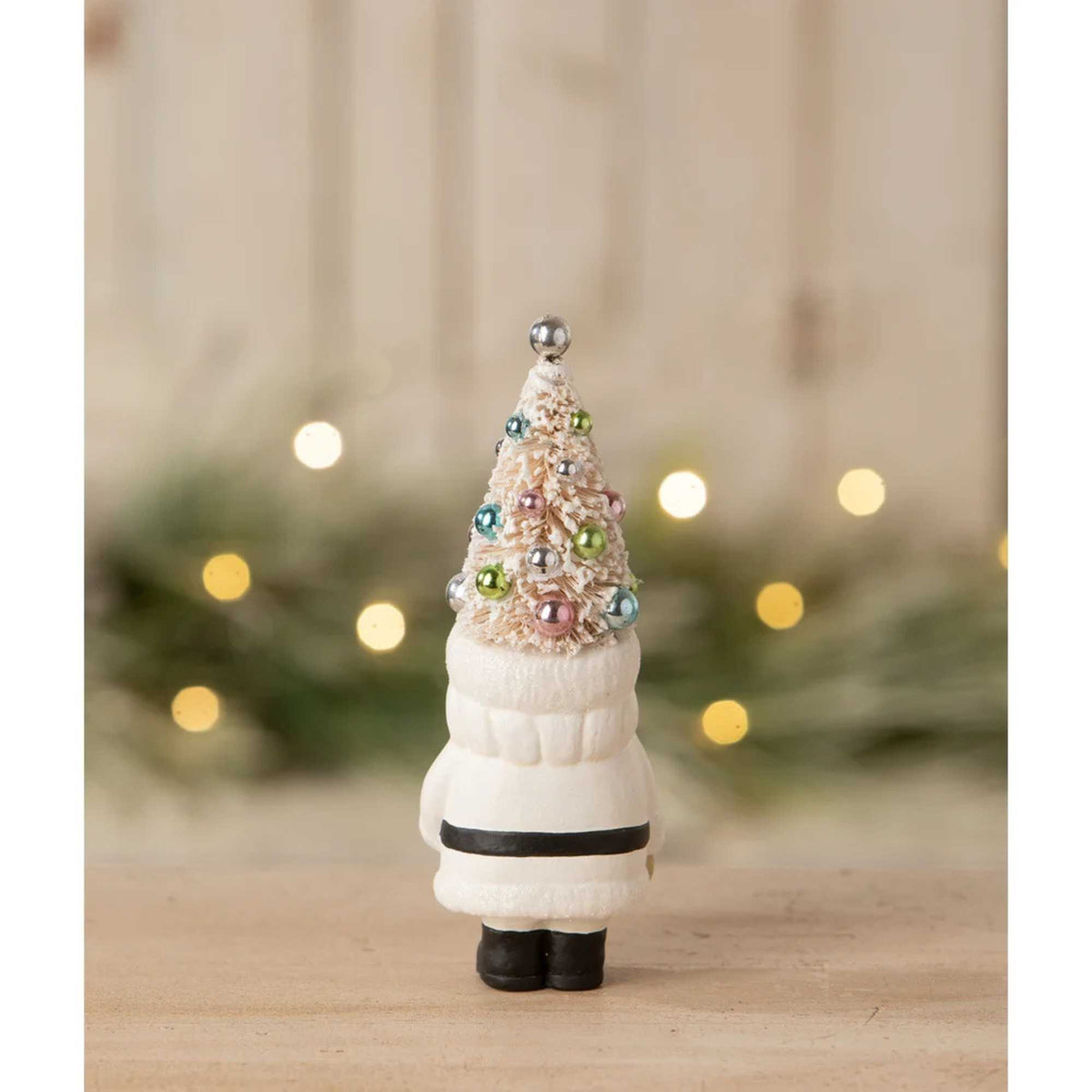 Bethany Lowe Pastel Tree Santa With Candy - - SBKGifts.com