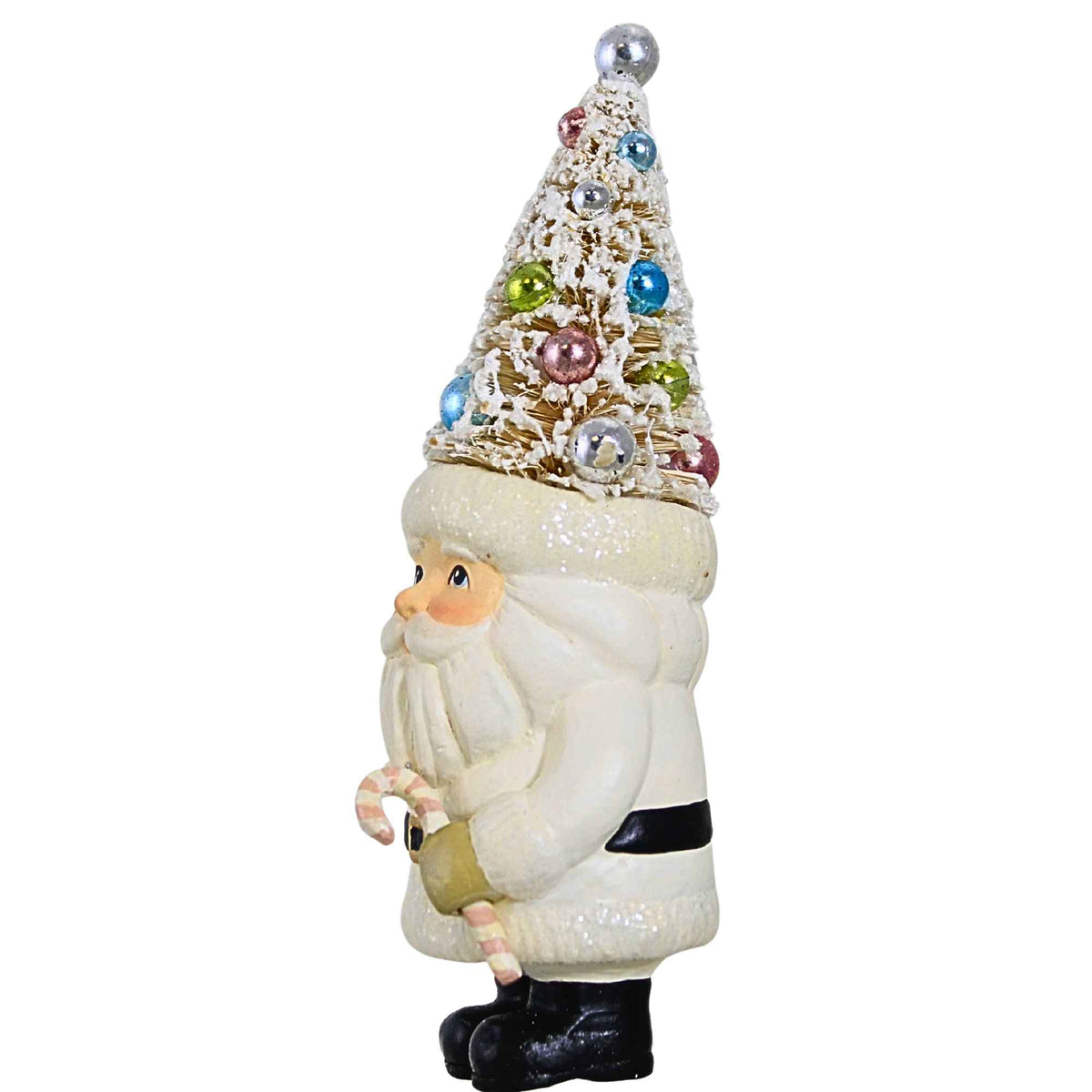 Bethany Lowe Pastel Tree Santa With Candy - - SBKGifts.com