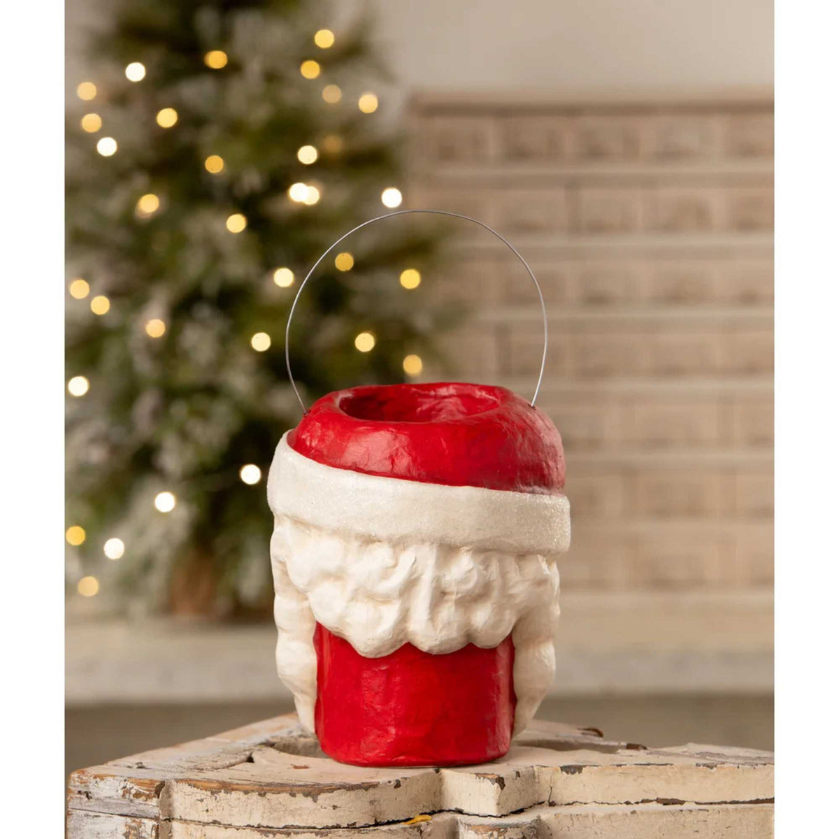 Bethany Lowe Tall Santa Bucket - - SBKGifts.com
