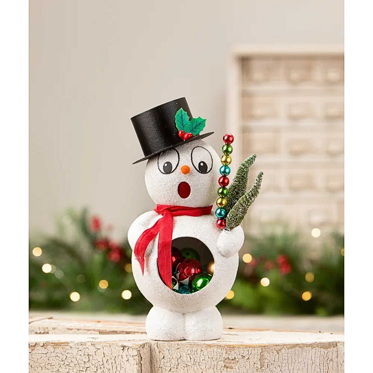 Bethany Lowe Retro Silly Surprise Snowman - - SBKGifts.com