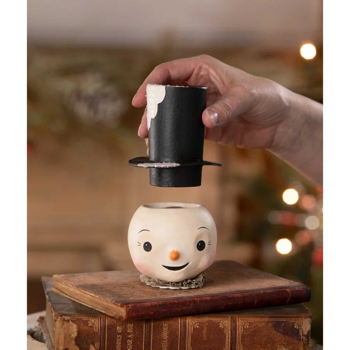 Bethany Lowe Mr. Snowman Container - - SBKGifts.com