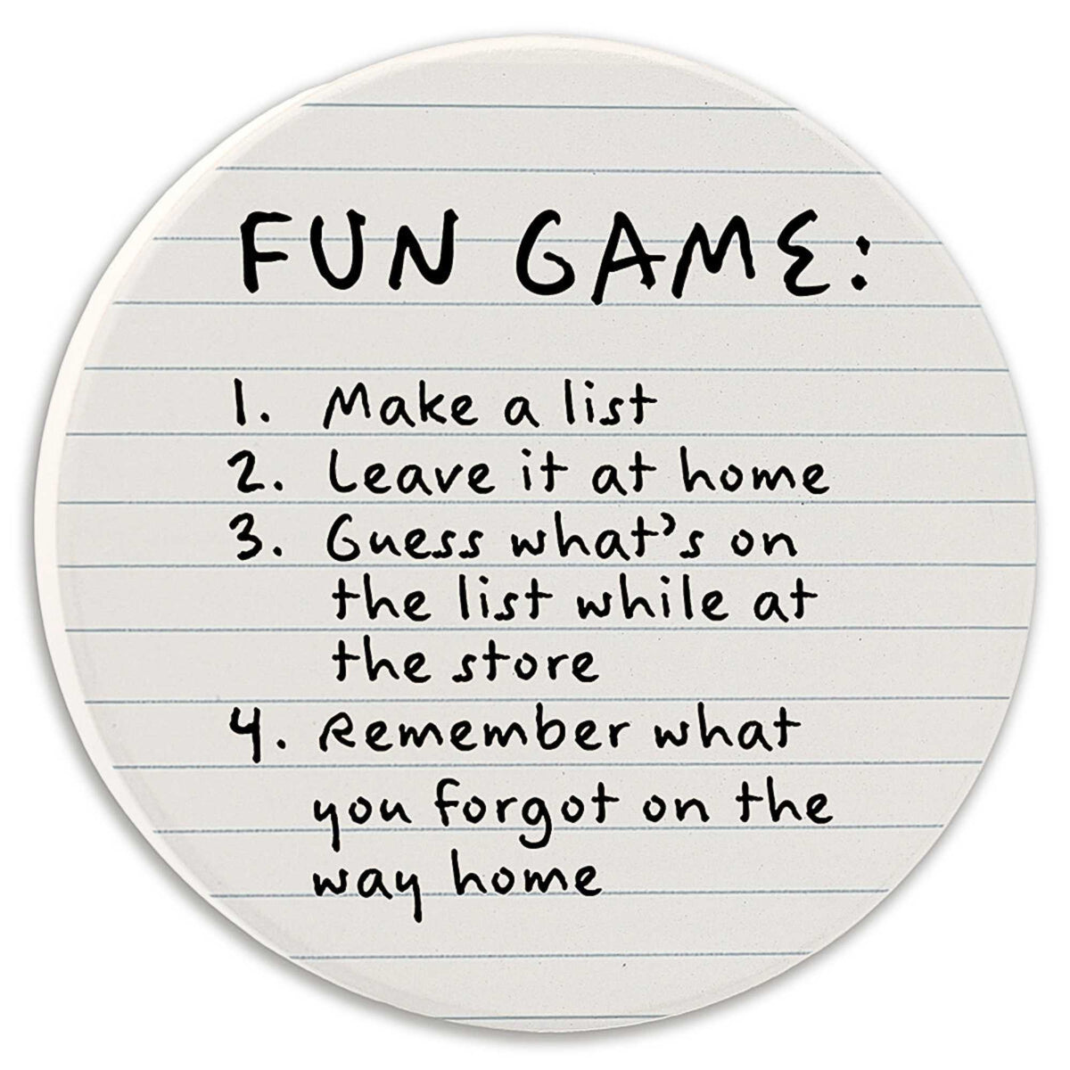 Tipsy Coasters Fun Game: Make A List - - SBKGifts.com