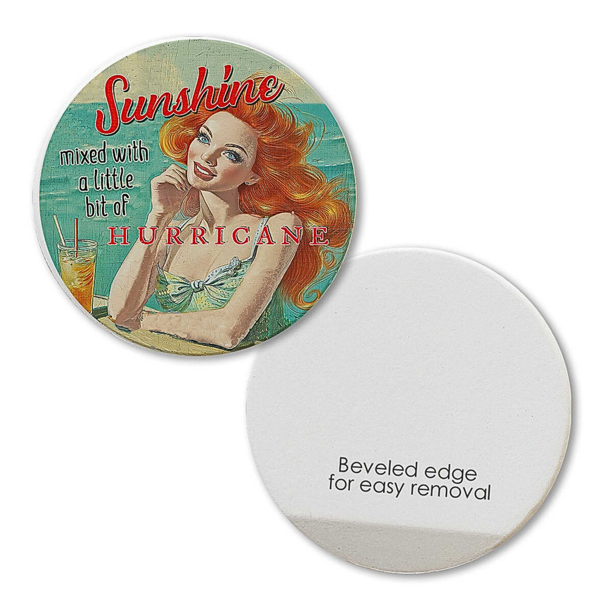 Tipsy Coasters Sunshine Mixed With A Little Bit Of Hurricane - - SBKGifts.com