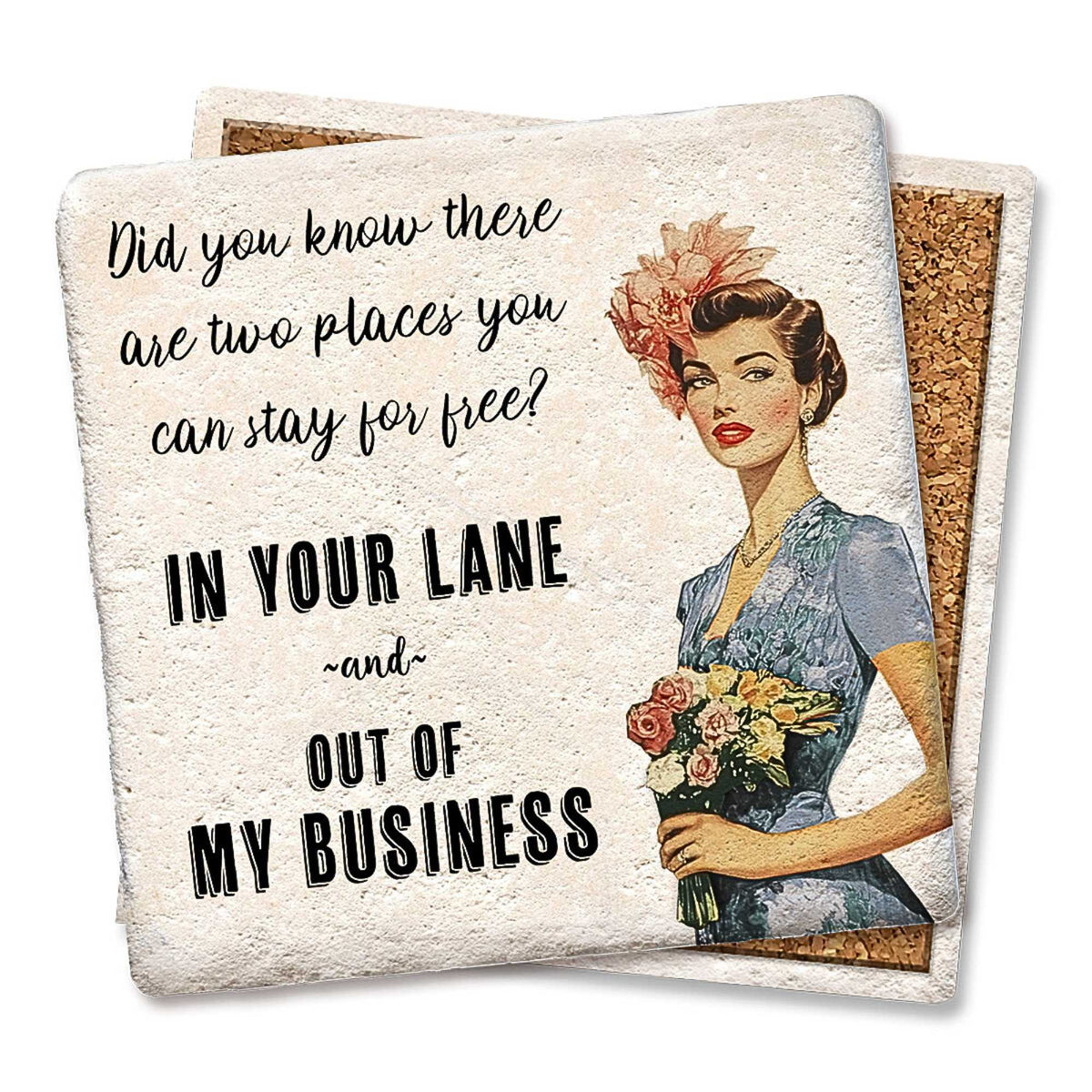Tipsy Coasters Did You Know There Are Two Places Coaster - - SBKGifts.com