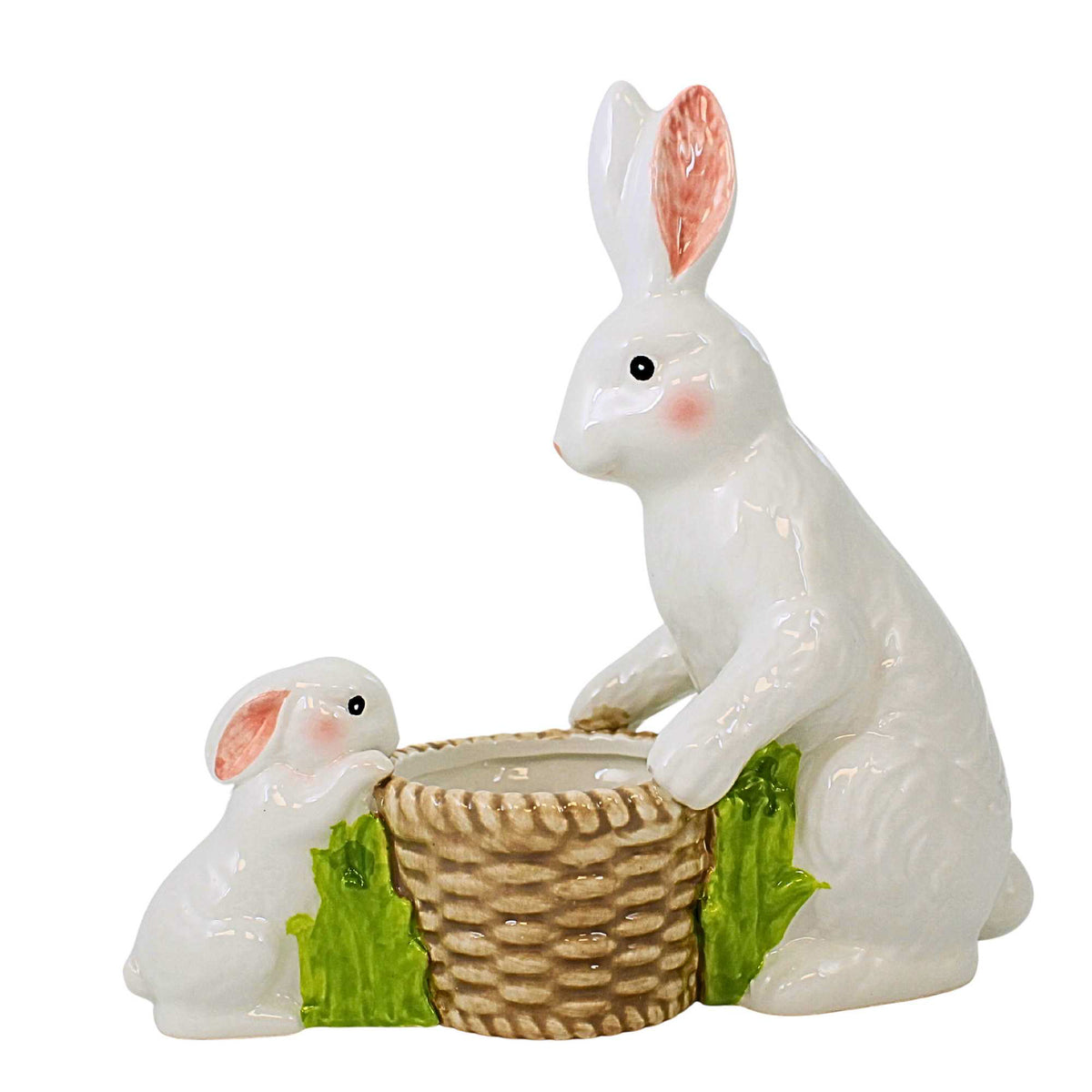 65901 Bunny Basket Planter 18097