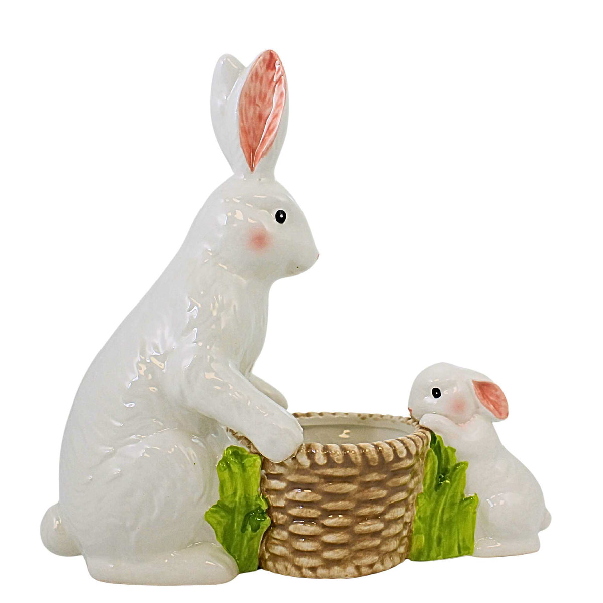 Roman Bunny Basket Planter - - SBKGifts.com