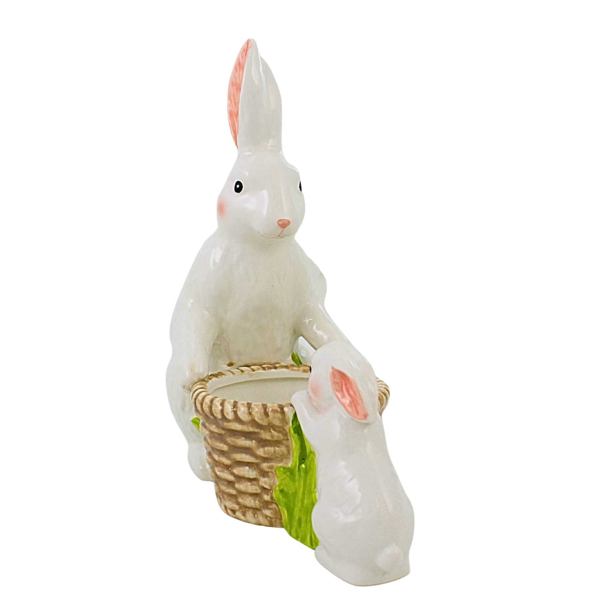 Roman Bunny Basket Planter - - SBKGifts.com