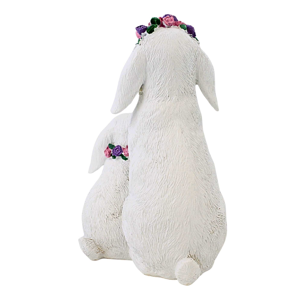 Roman Bunnies With Flowers Figurine - - SBKGifts.com