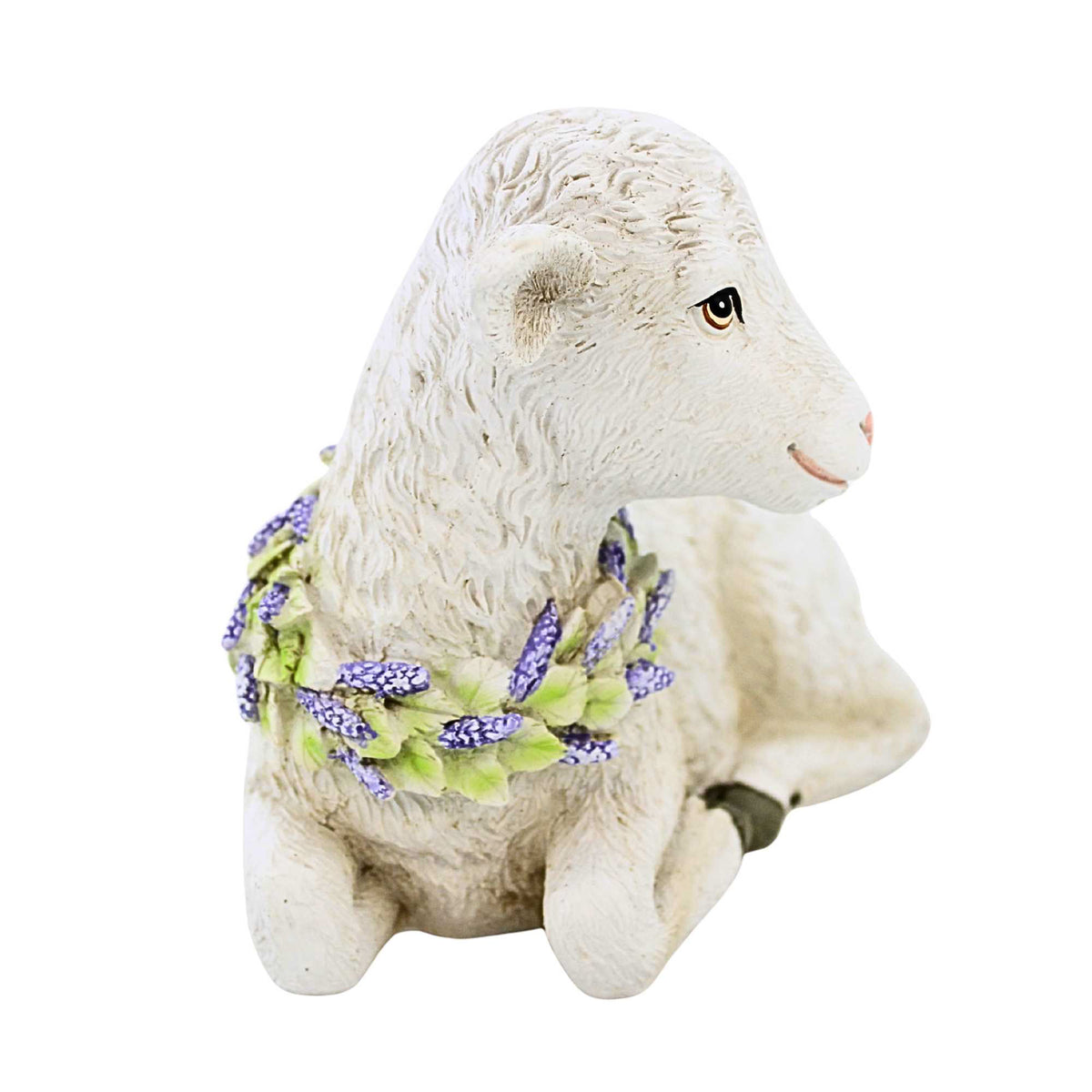 Roman Lamb With Flower Wreath - - SBKGifts.com