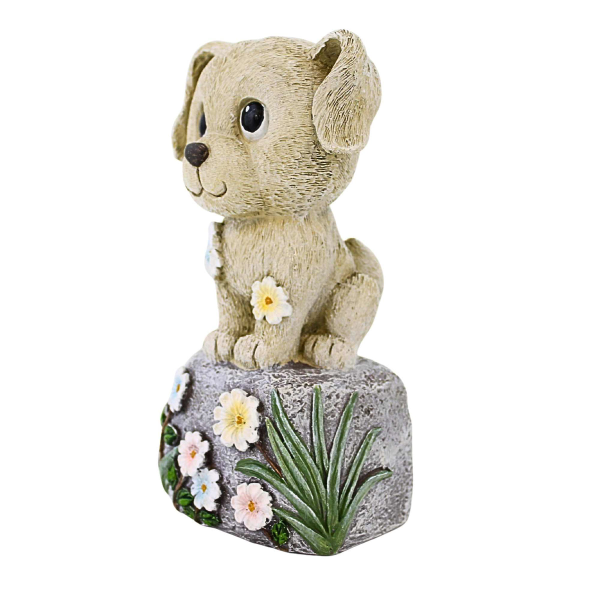 Roman Dog On Stone Figurine - - SBKGifts.com