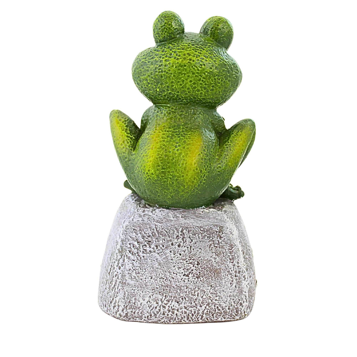 Roman Frog On Stone Figurine - - SBKGifts.com