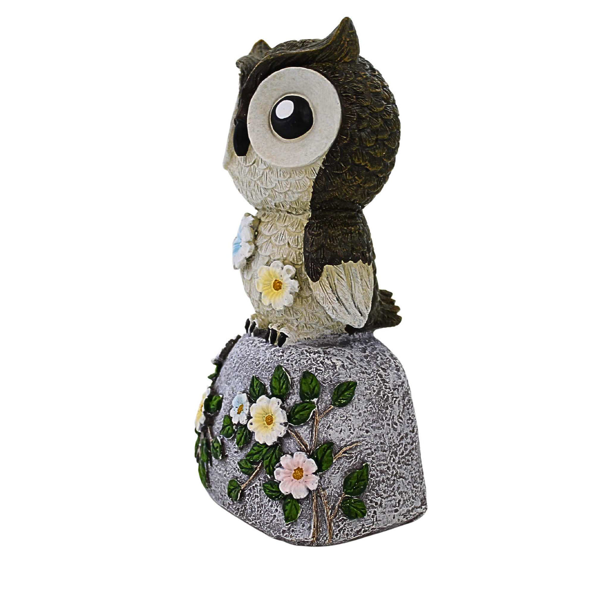Roman Owl On Stone Figurine - - SBKGifts.com