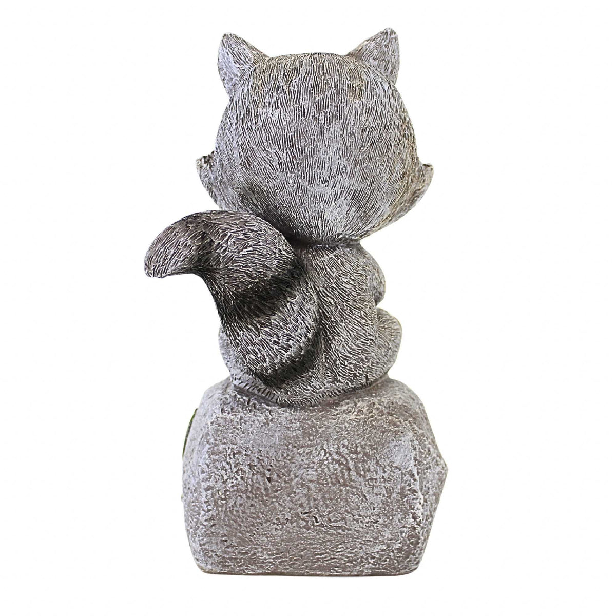 Roman Raccoon On Stone Figurine - - SBKGifts.com