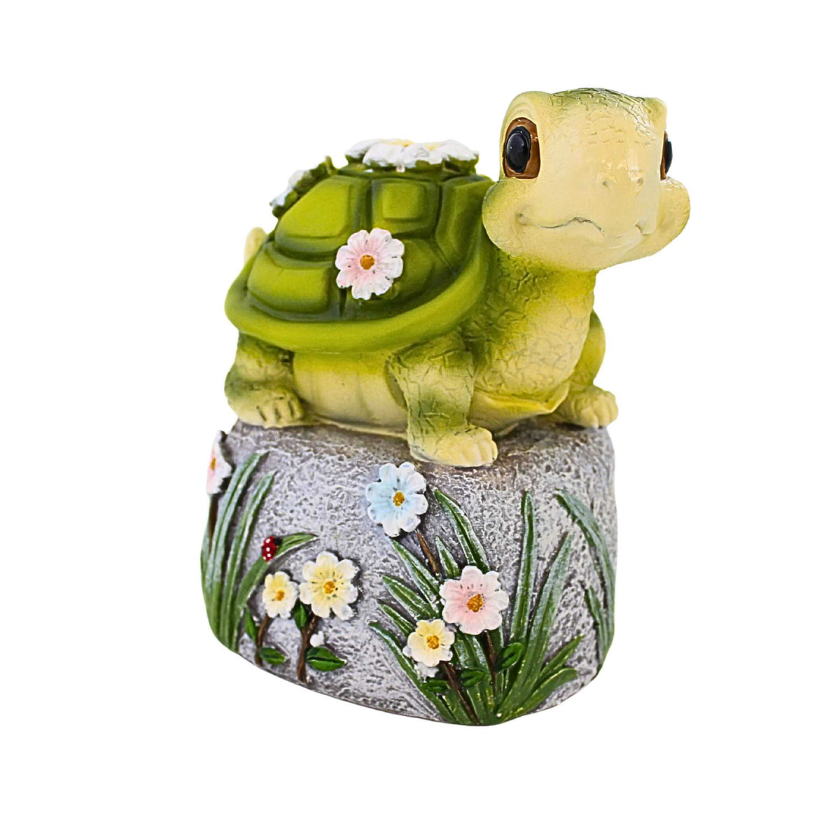 65911 Turtle On Stone Figurine 15486