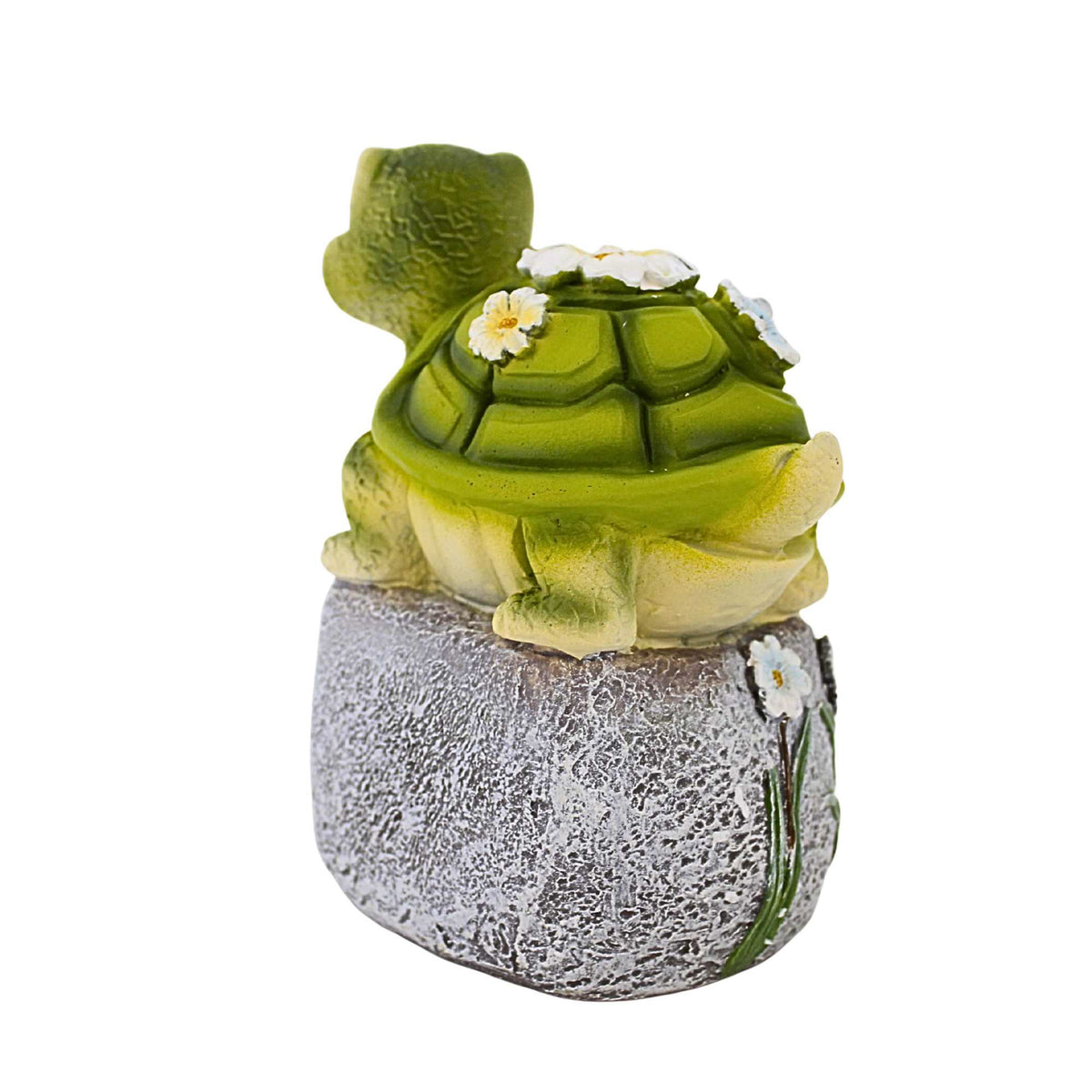 Roman Turtle On Stone Figurine - - SBKGifts.com