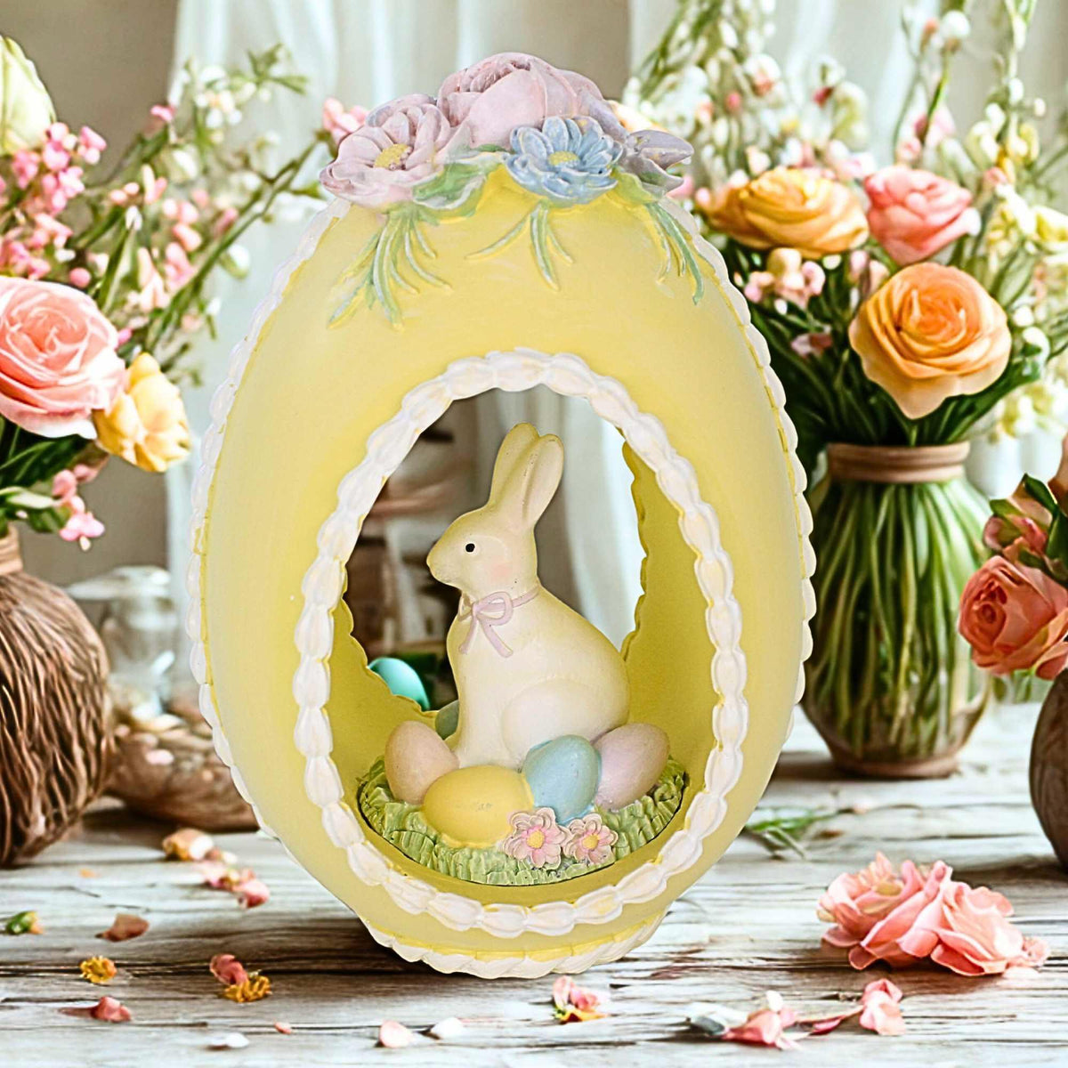 Roman Yellow Sugar Egg - - SBKGifts.com