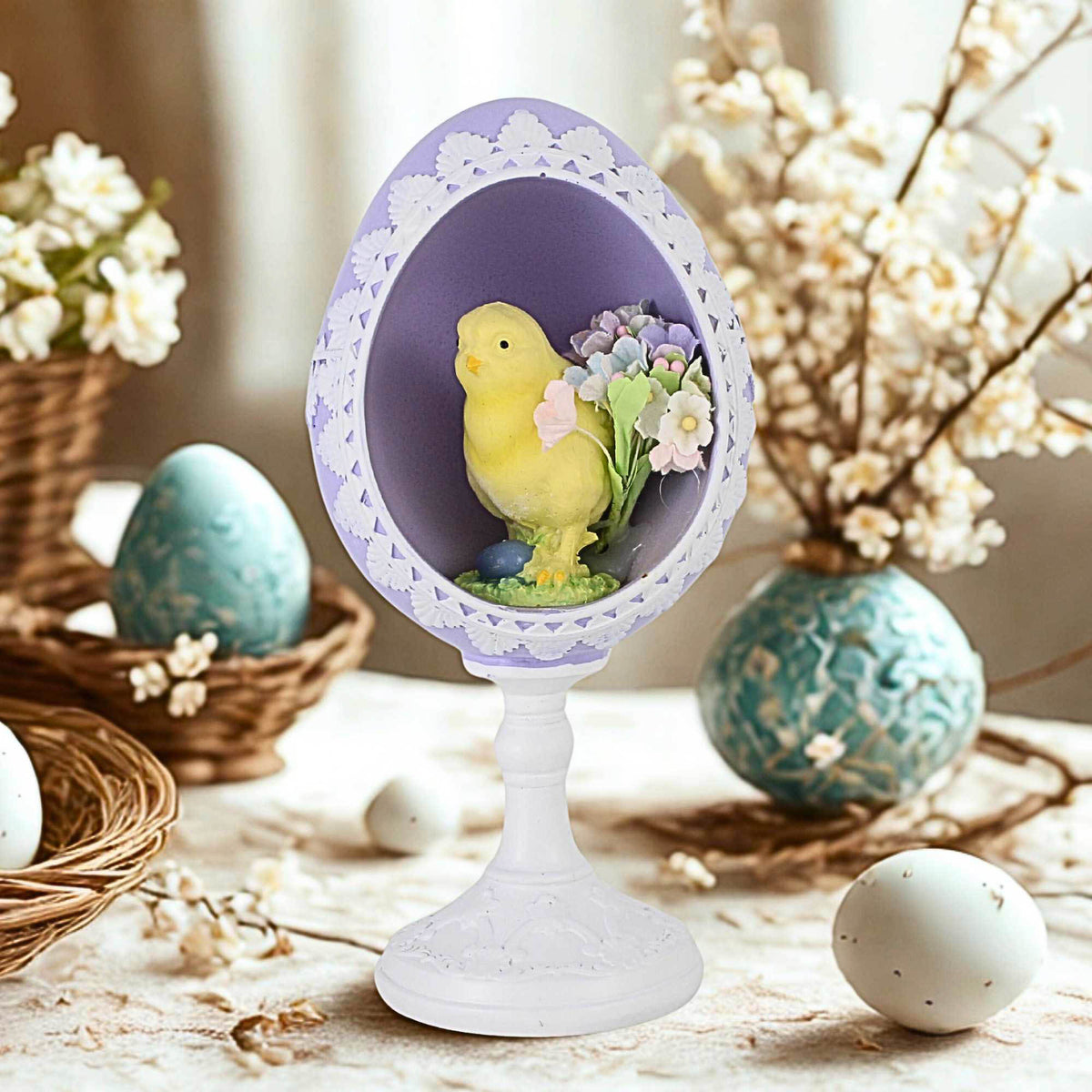 Roman Purple Sugar Egg Chick - - SBKGifts.com