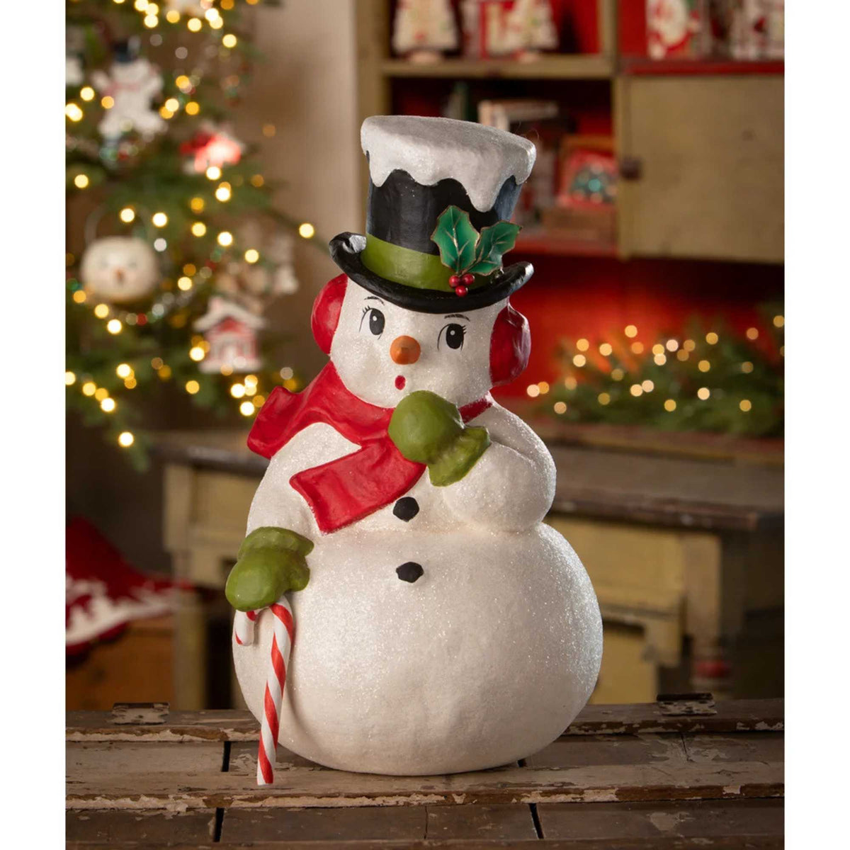 Bethany Lowe Surprised Snowman - - SBKGifts.com
