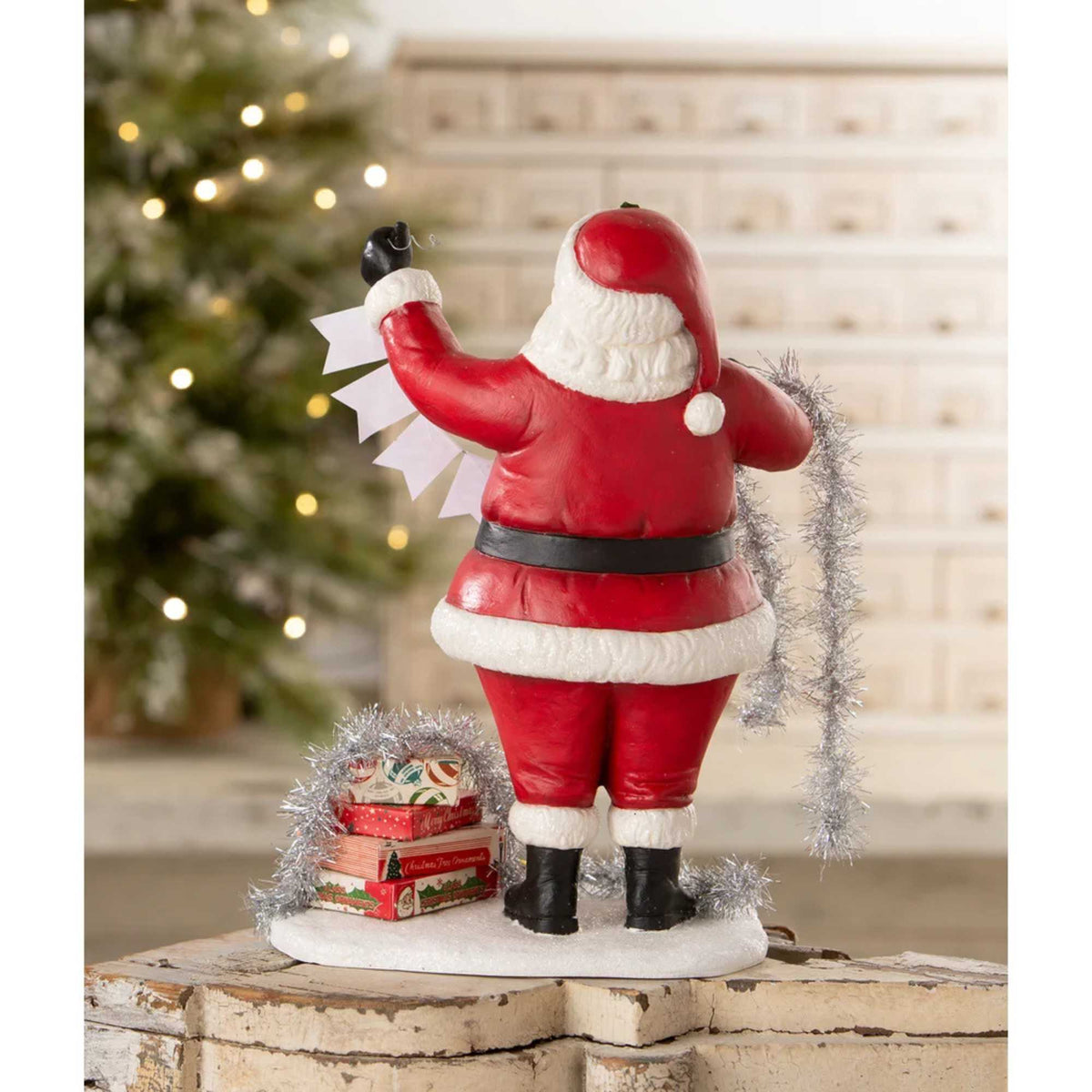 Bethany Lowe Deck The Halls Santa - - SBKGifts.com