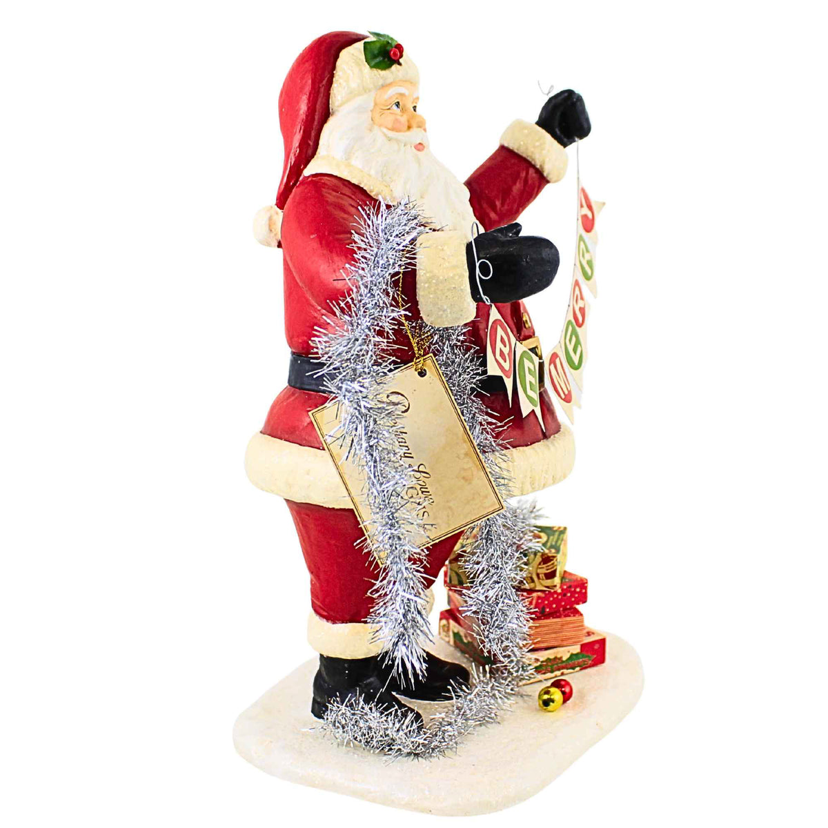 Bethany Lowe Deck The Halls Santa - - SBKGifts.com