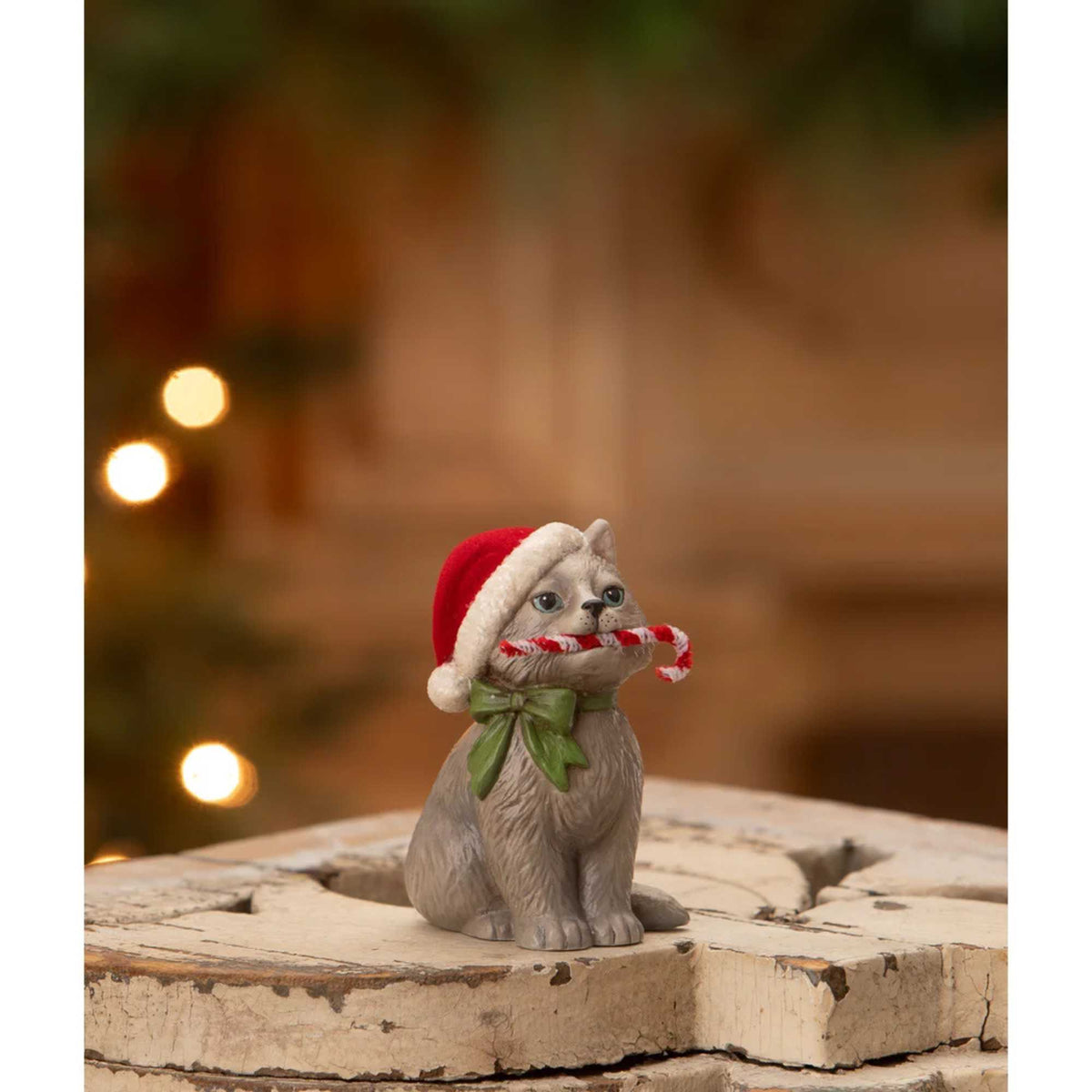 Bethany Lowe Peppermint Kitty - - SBKGifts.com