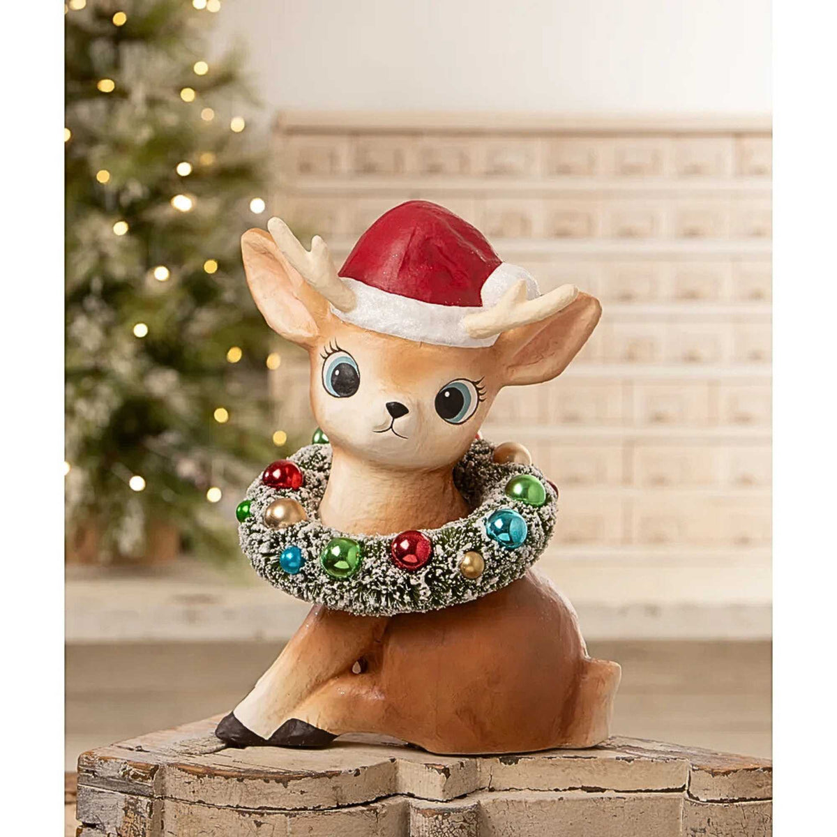 65936 Large Twinkle Santa's Reindeer TL5372