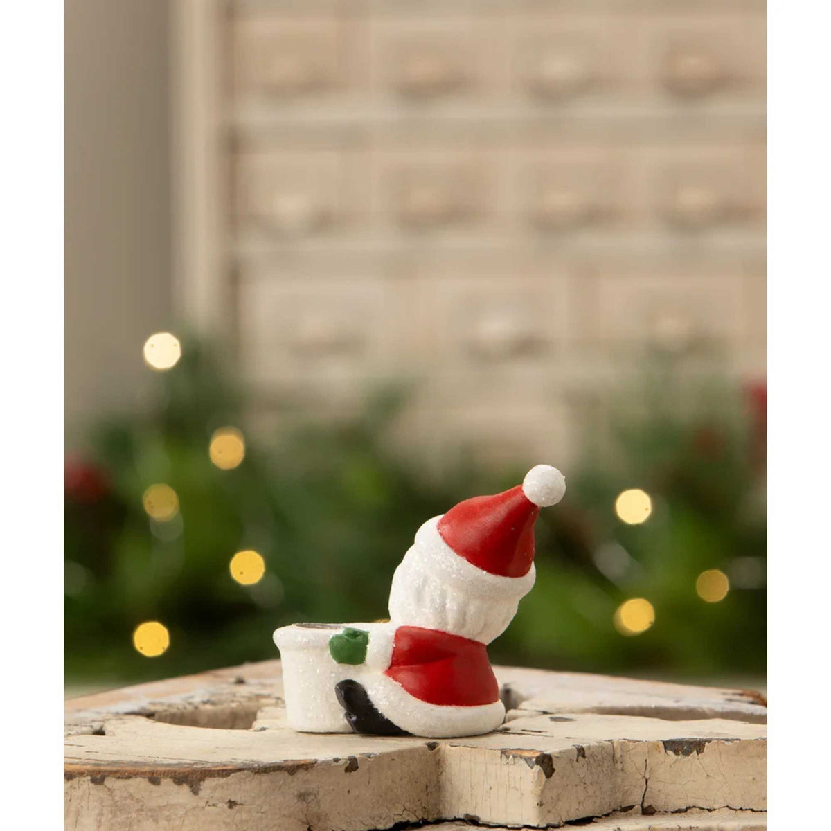 Bethany Lowe Santa Taper Candle Holder - - SBKGifts.com