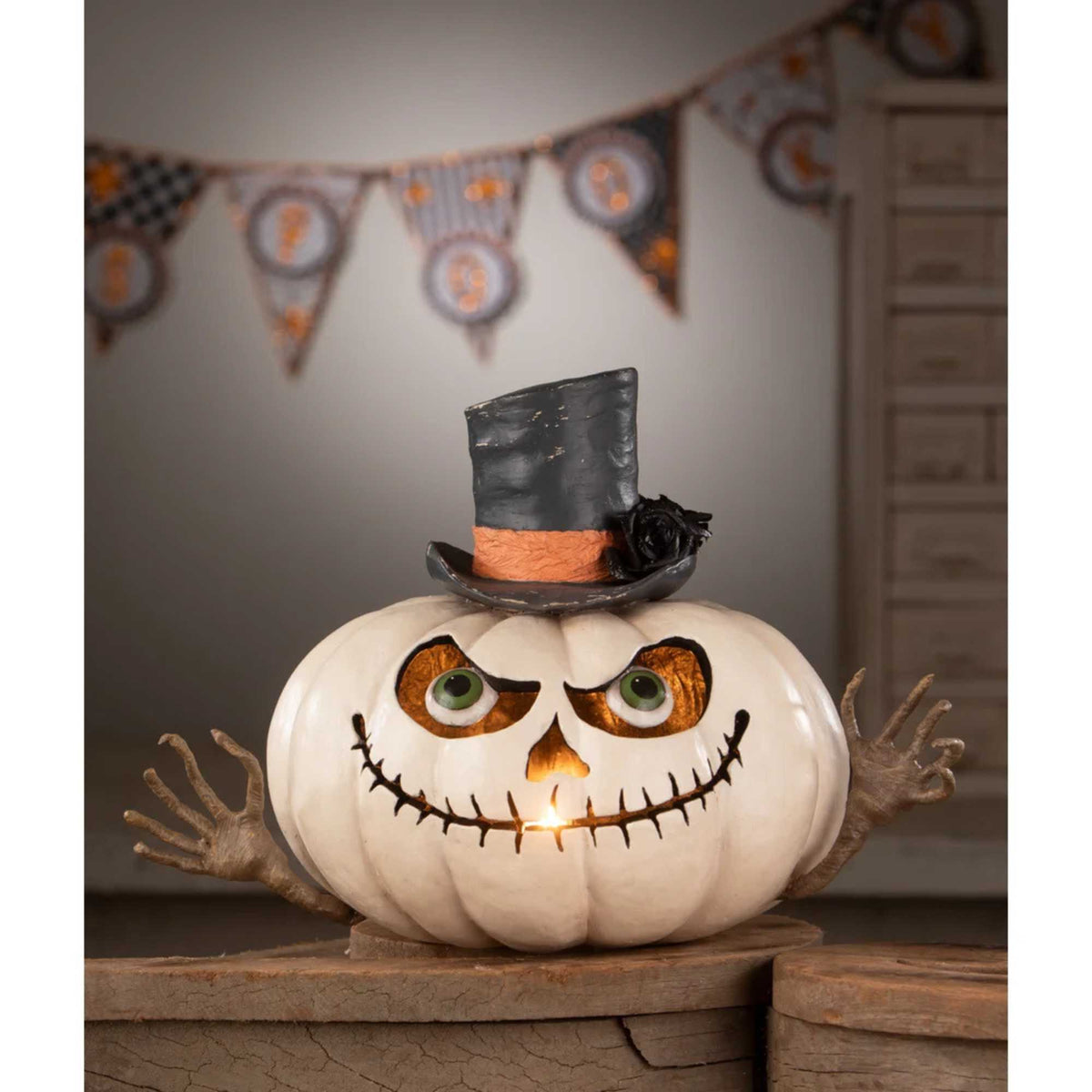 Bethany Lowe Mr. Gourdy Pumpkin - - SBKGifts.com